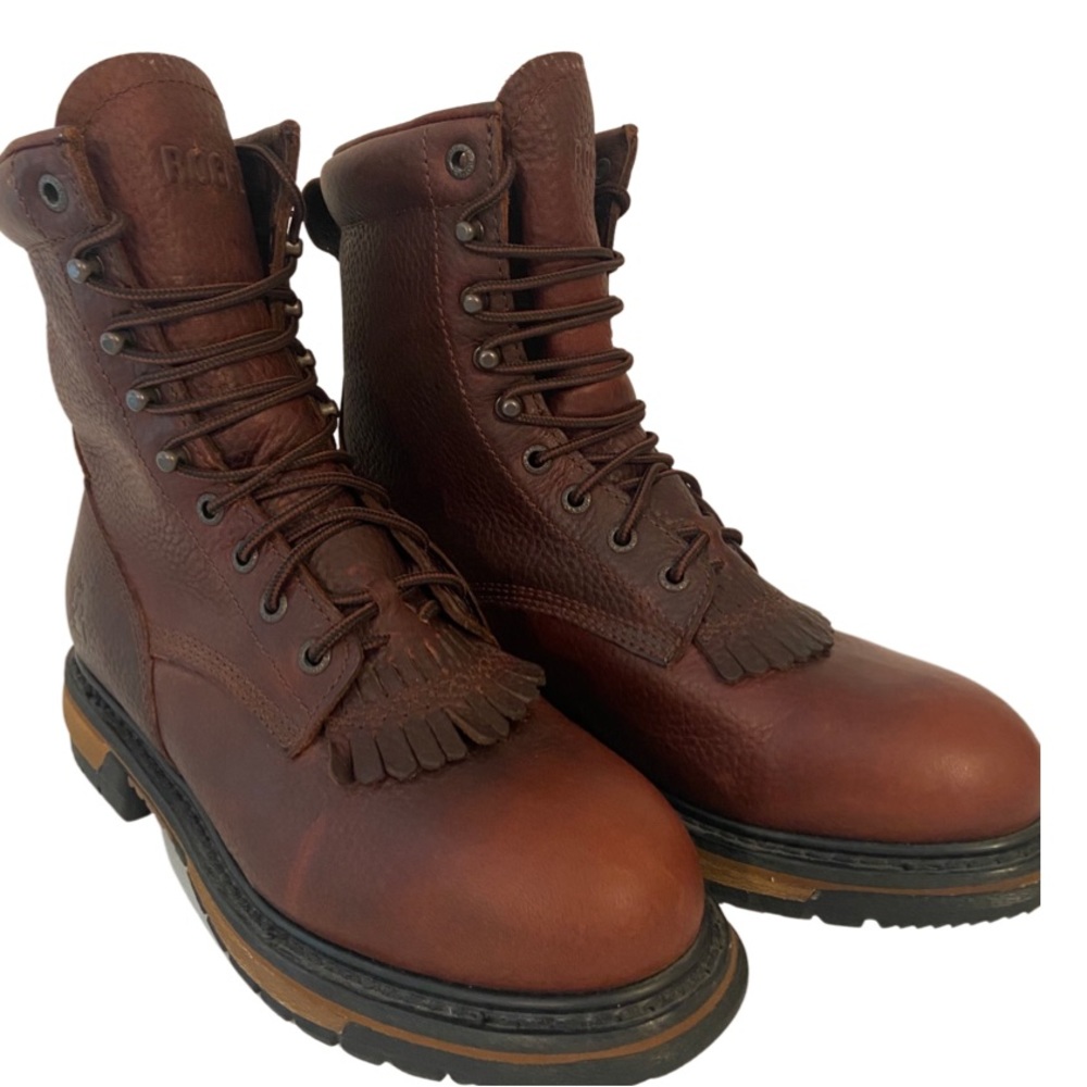 Rocky Original Ride Lace Up Waterproof Western Boot 8.5M Brown New w/o tags